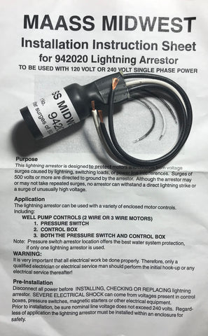 Lightning / Power Surge Arrestor